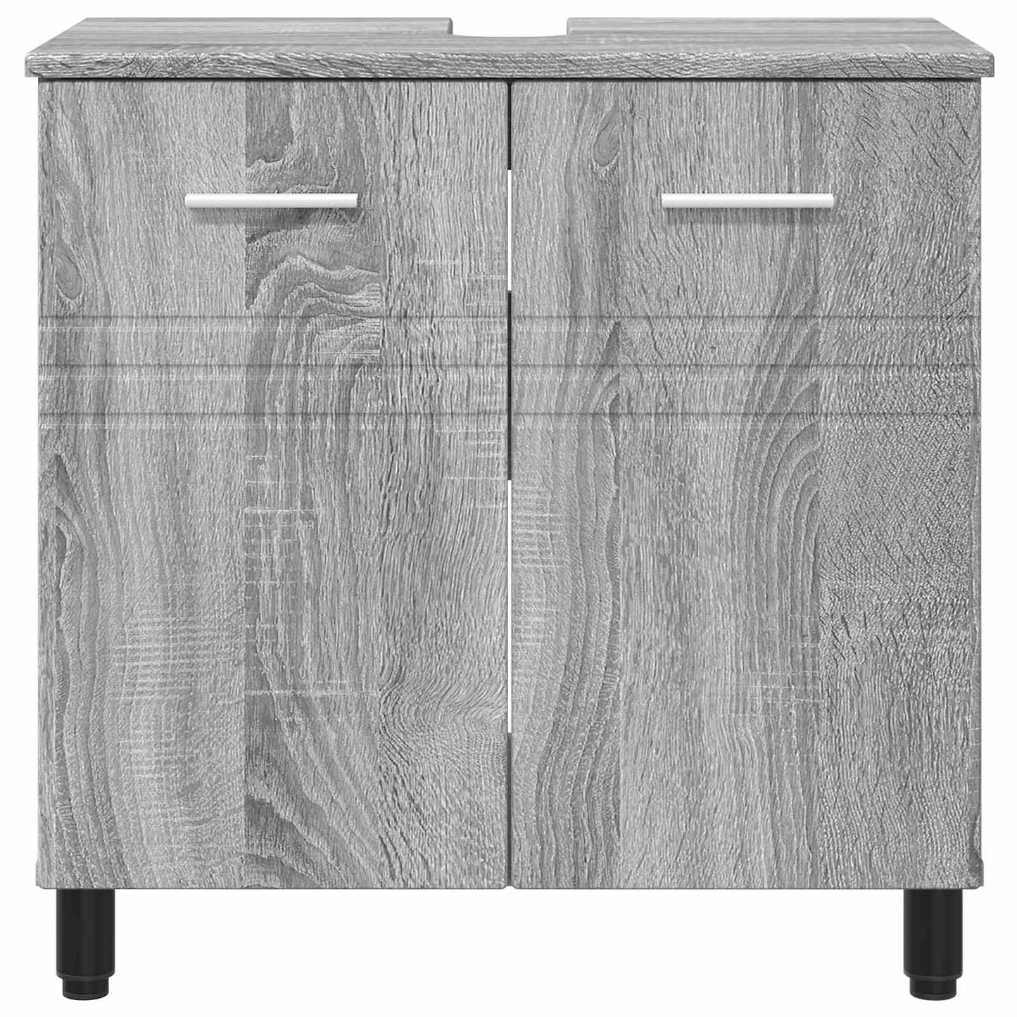 Bathroom Vanity Unit Grey Sonoma 60 x 35 x 60 cm