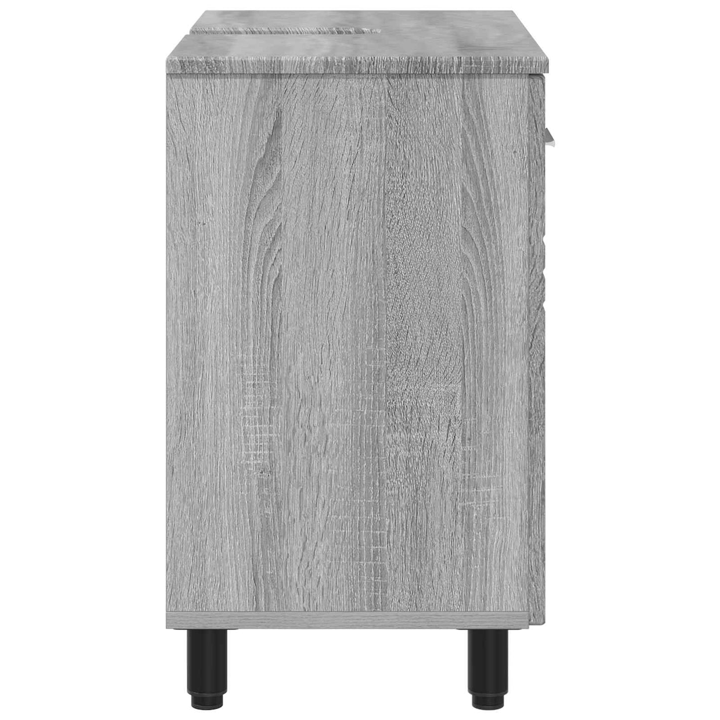 Bathroom Vanity Unit Grey Sonoma 60 x 35 x 60 cm