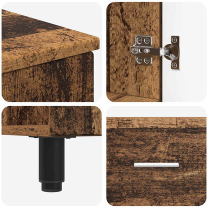 Bathroom Vanity Unit Old Wood 60 x 35 x 60 cm Engineered Wood