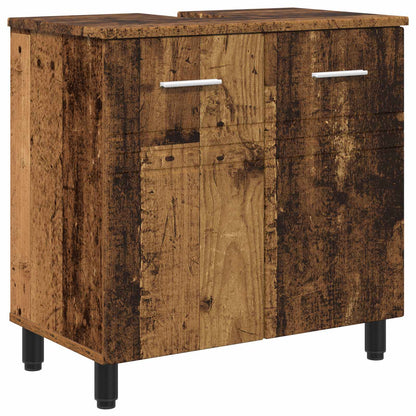Bathroom Vanity Unit Old Wood 60 x 35 x 60 cm Engineered Wood