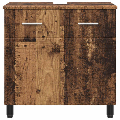 Bathroom Vanity Unit Old Wood 60 x 35 x 60 cm Engineered Wood