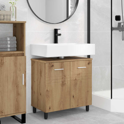 Bathroom Vanity Unit Artisan Oak 60 x 35 x 60 cm