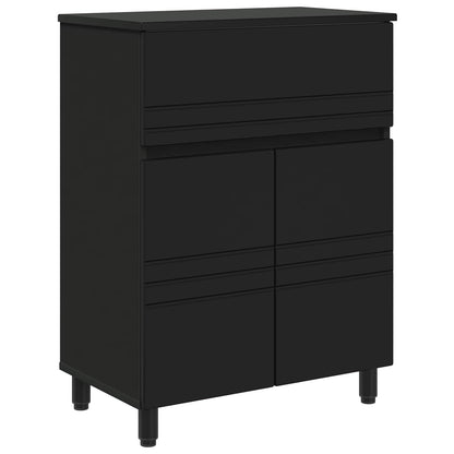 Bathroom Vanity Unit Black 60 x 35 x 80 cm Engineered Wood