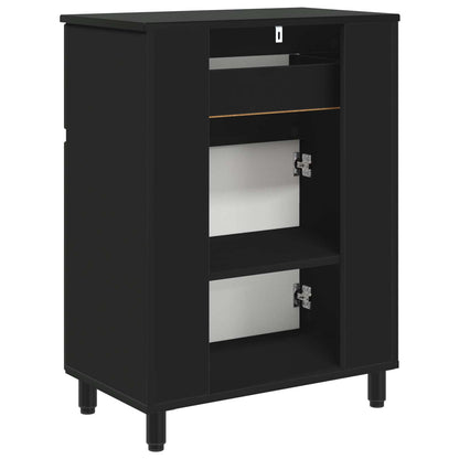 Bathroom Vanity Unit Black 60 x 35 x 80 cm Engineered Wood