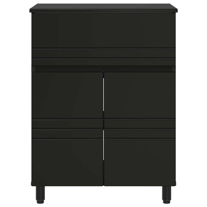 Bathroom Vanity Unit Black 60 x 35 x 80 cm Engineered Wood