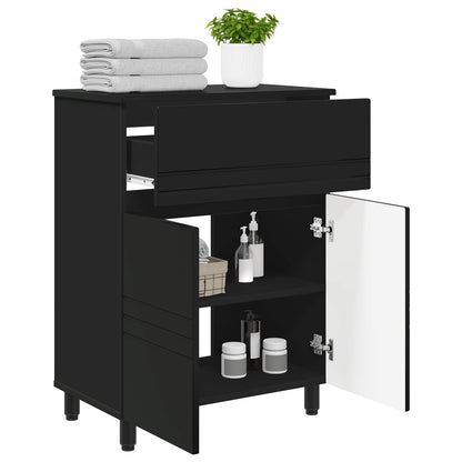 Bathroom Vanity Unit Black 60 x 35 x 80 cm Engineered Wood