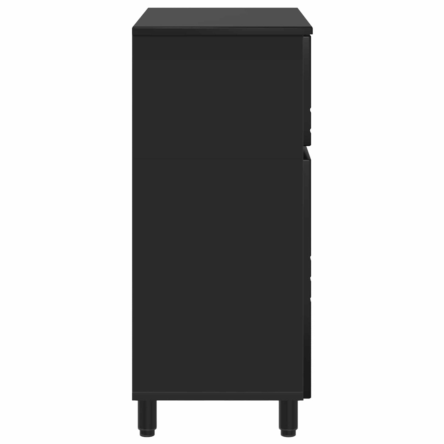 Bathroom Vanity Unit Black 60 x 35 x 80 cm Engineered Wood