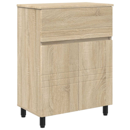 Bathroom Vanity Unit Sonoma Oak 60 x 35 x 80 cm Engineered Wood