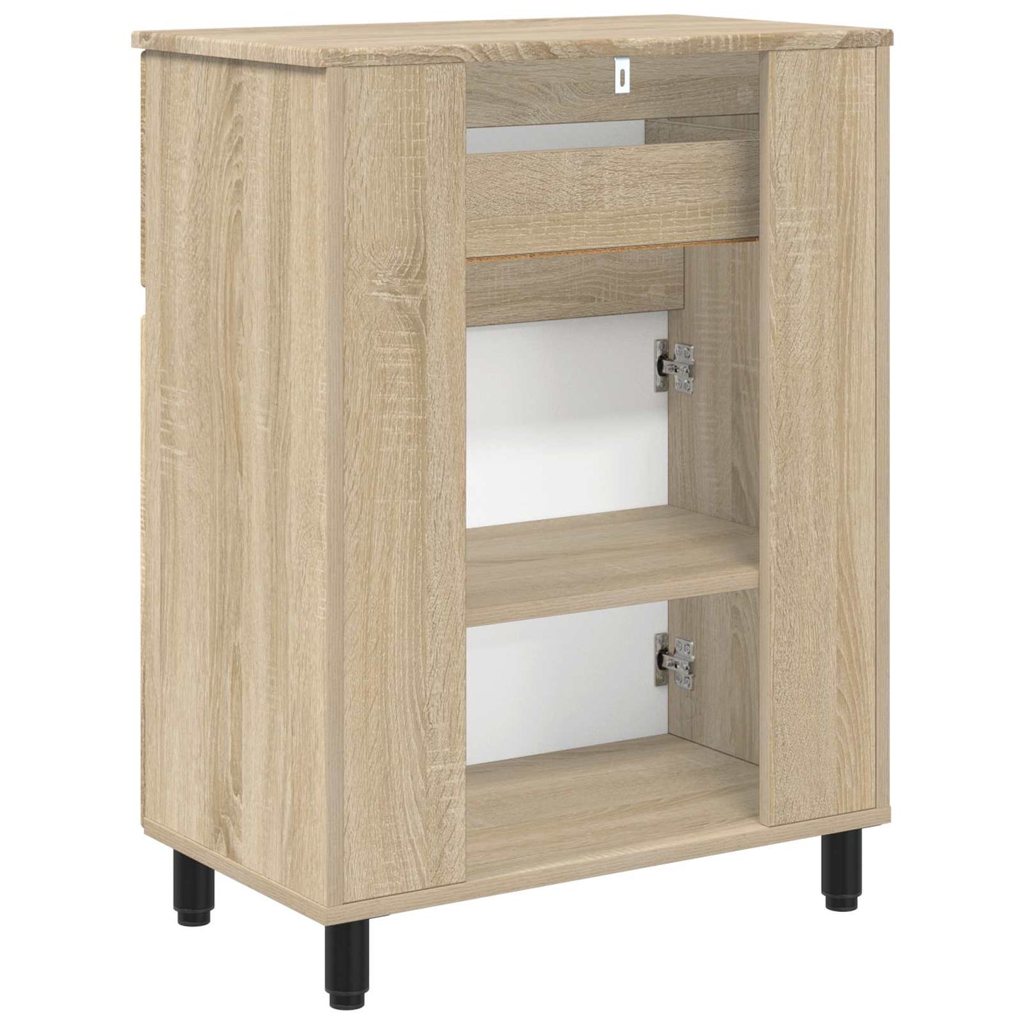 Bathroom Vanity Unit Sonoma Oak 60 x 35 x 80 cm Engineered Wood