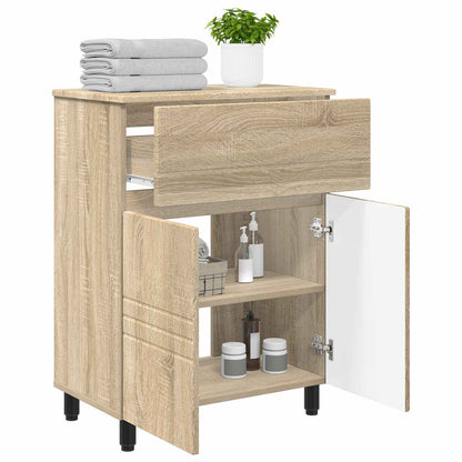 Bathroom Vanity Unit Sonoma Oak 60 x 35 x 80 cm Engineered Wood