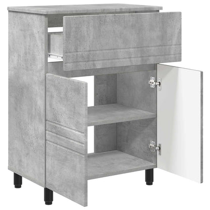Bathroom Vanity Unit Concrete Grey 60 x 35 x 80 cm