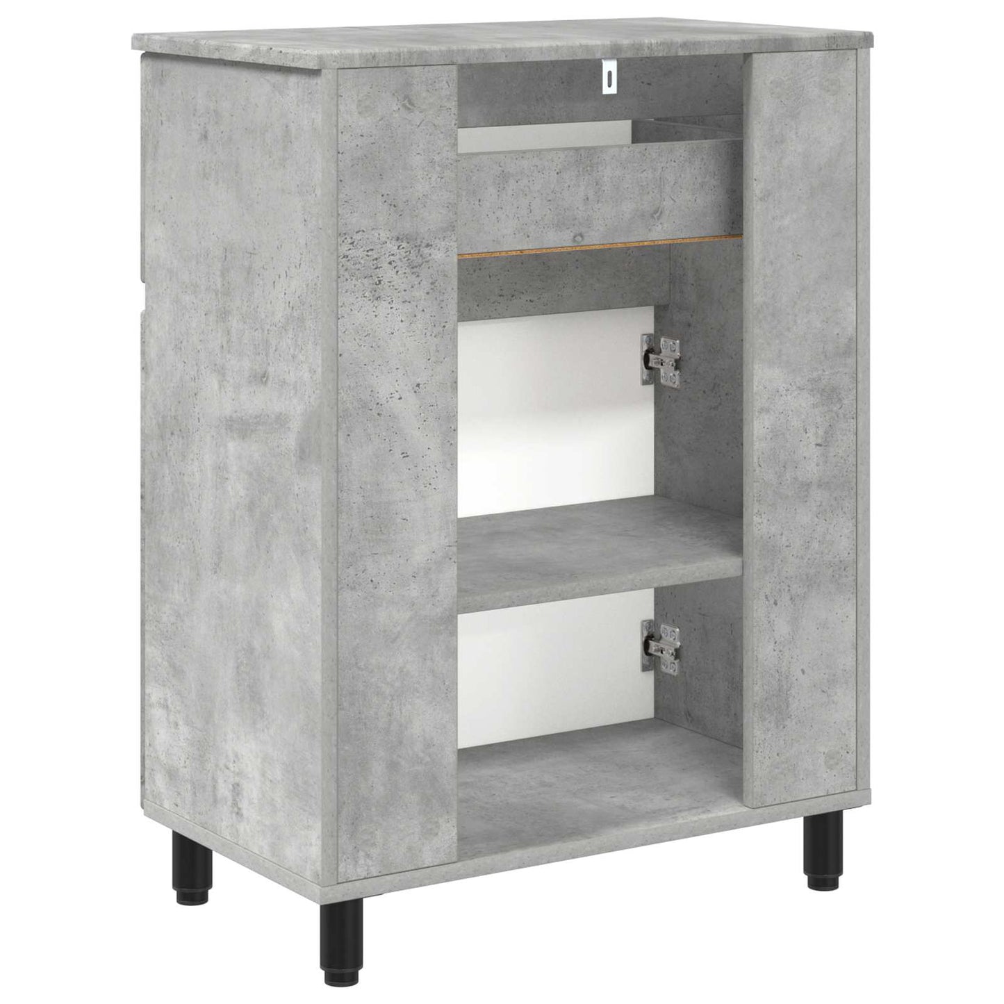 Bathroom Vanity Unit Concrete Grey 60 x 35 x 80 cm