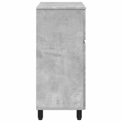 Bathroom Vanity Unit Concrete Grey 60 x 35 x 80 cm