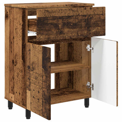 Bathroom Vanity Unit Old Wood 60 x 35 x 80 cm Engineered Wood