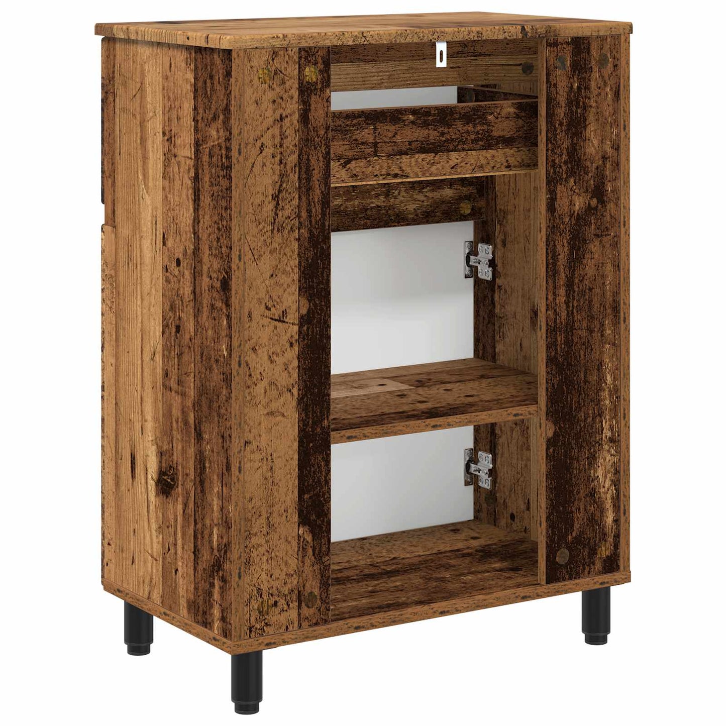 Bathroom Vanity Unit Old Wood 60 x 35 x 80 cm Engineered Wood