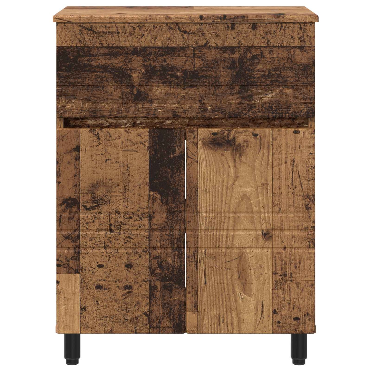 Bathroom Vanity Unit Old Wood 60 x 35 x 80 cm Engineered Wood