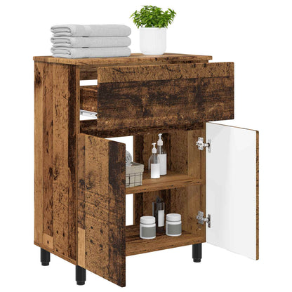 Bathroom Vanity Unit Old Wood 60 x 35 x 80 cm Engineered Wood