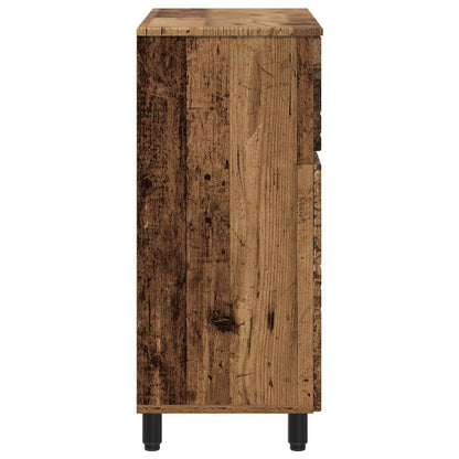 Bathroom Vanity Unit Old Wood 60 x 35 x 80 cm Engineered Wood