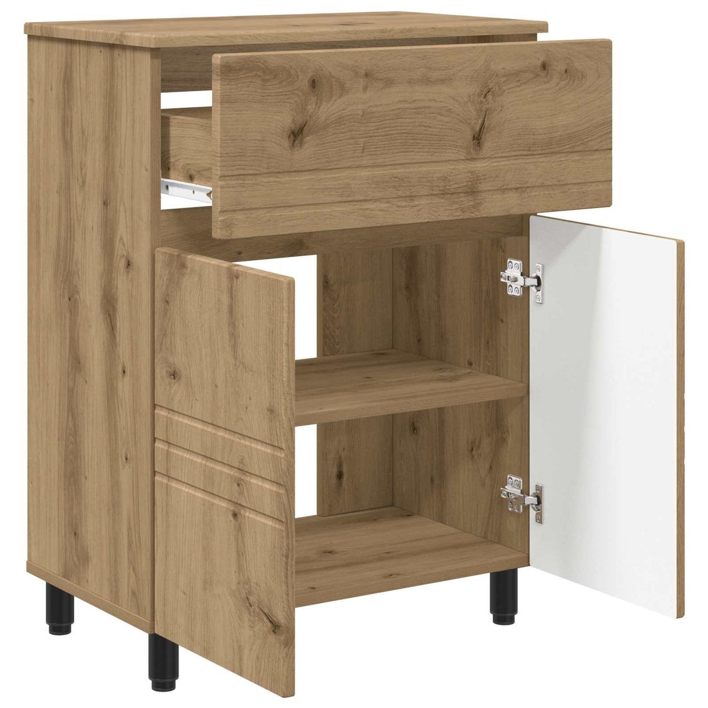Bathroom Vanity Unit Artisan Oak 60 x 35 x 80 cm