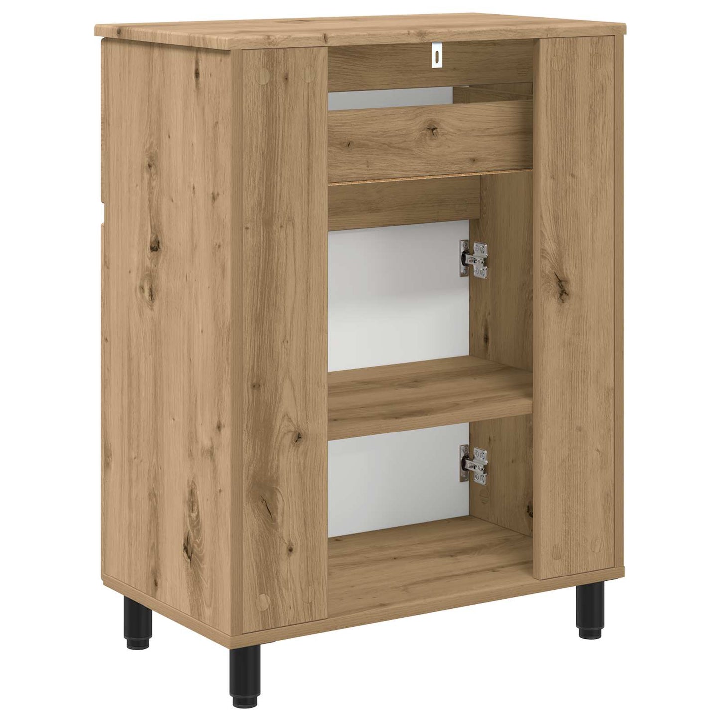Bathroom Vanity Unit Artisan Oak 60 x 35 x 80 cm