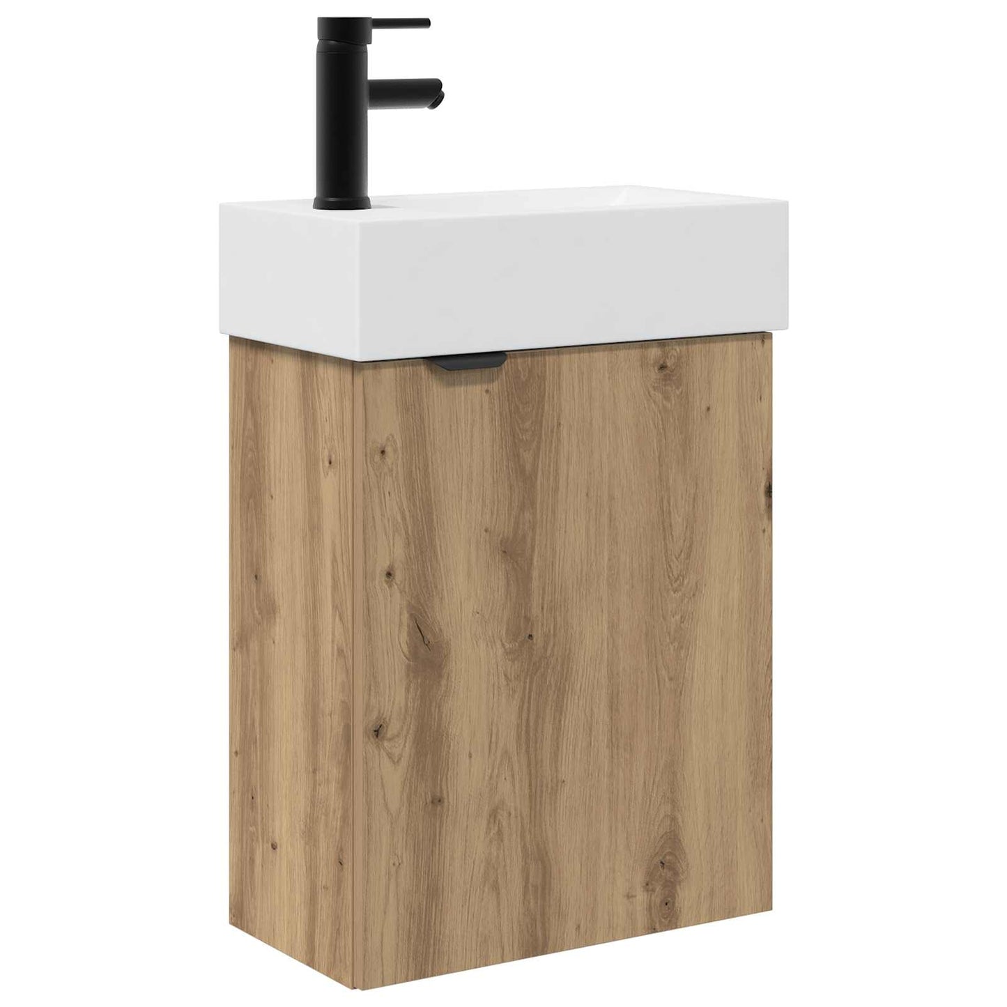 Bathroom Vanity Unit with Tap Artisan Oak 45.5 x 22.5 x 84 cm