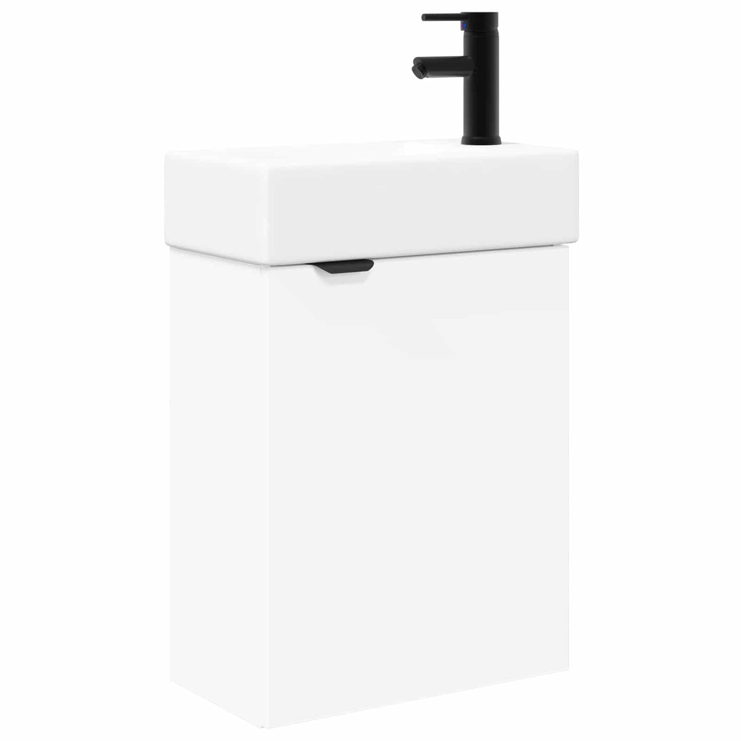 Bathroom Vanity Unit with Tap White 45.5 x 22.5 x 84 cm