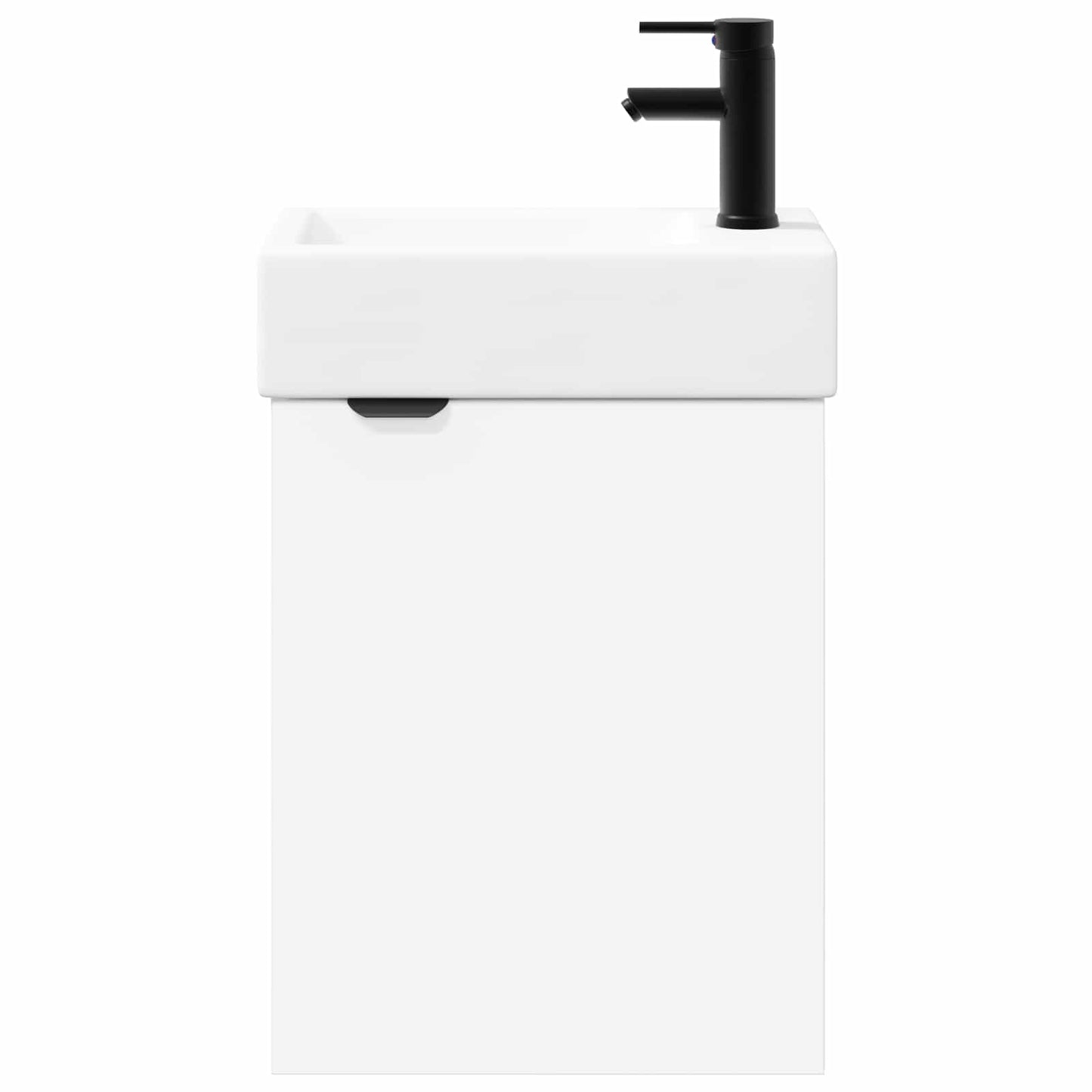 Bathroom Vanity Unit with Tap White 45.5 x 22.5 x 84 cm