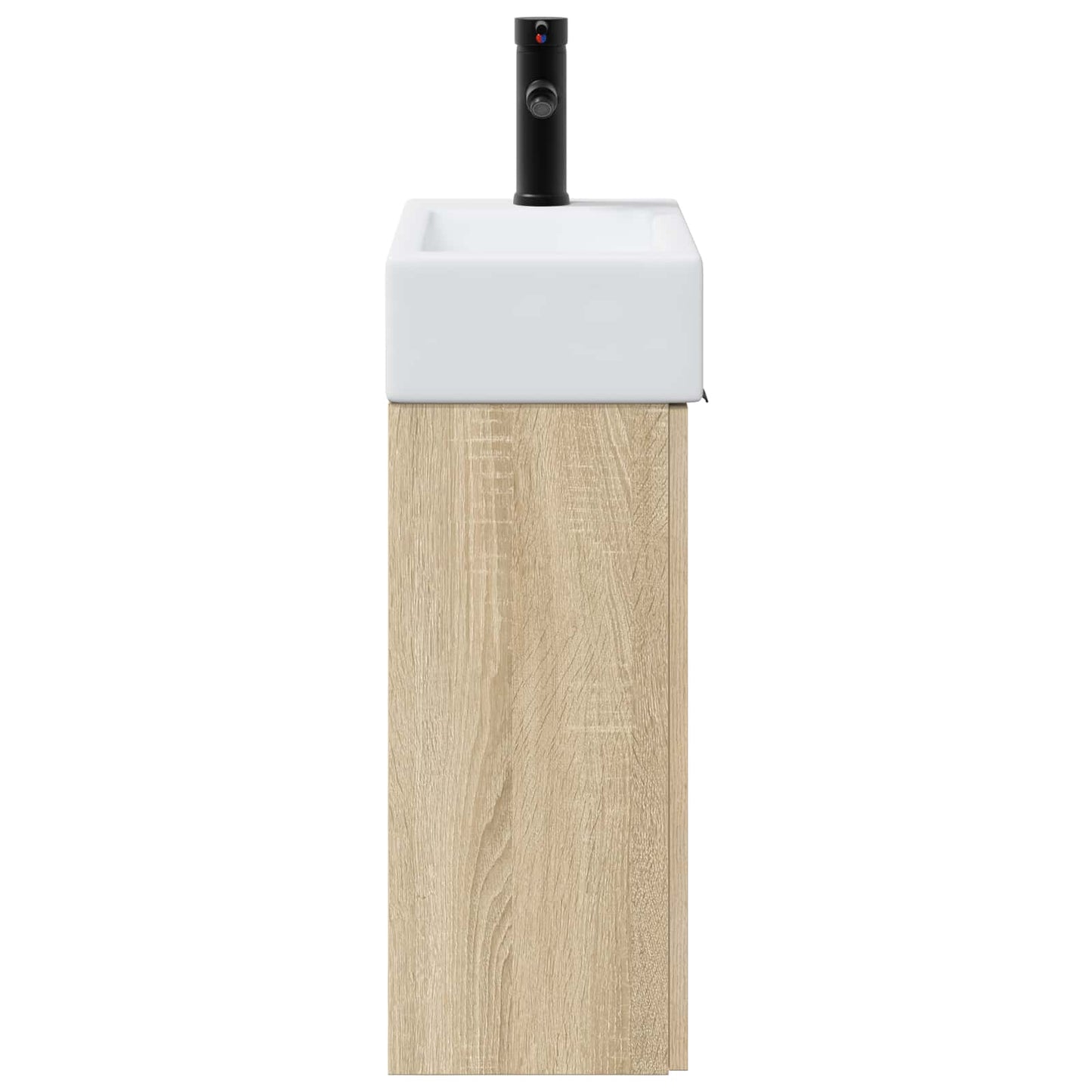 Bathroom Vanity Unit with Tap Sonoma Oak 45.5 x 22.5 x 84 cm