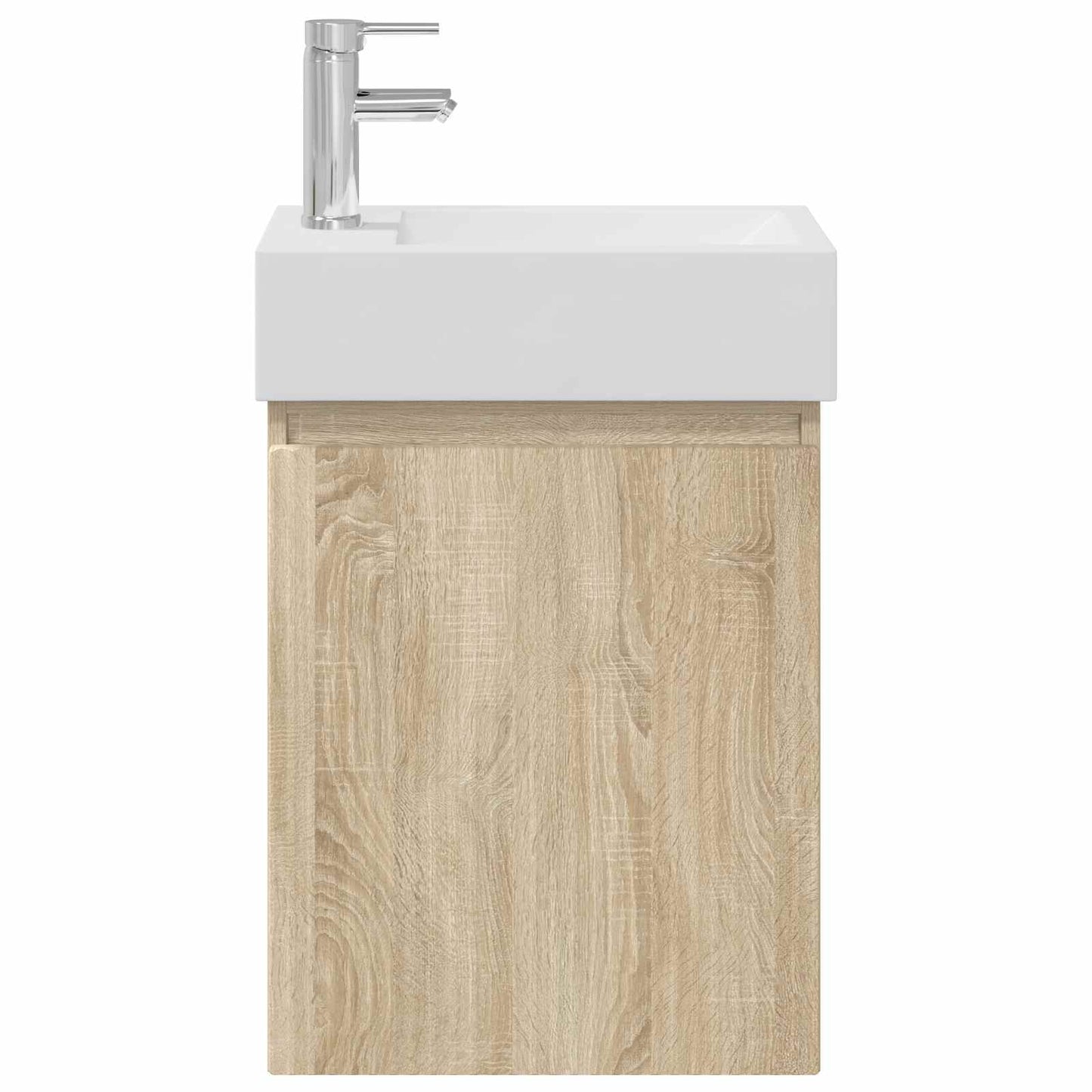 Bathroom Vanity Unit with Tap Sonoma Oak 45.5 x 22.5 x 84 cm