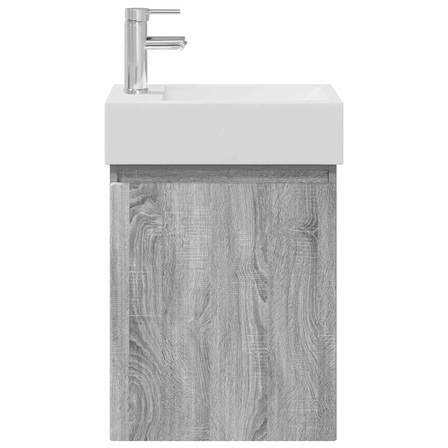 Bathroom Vanity Unit with Tap Grey Sonoma 45.5 x 22.5 x 84 cm