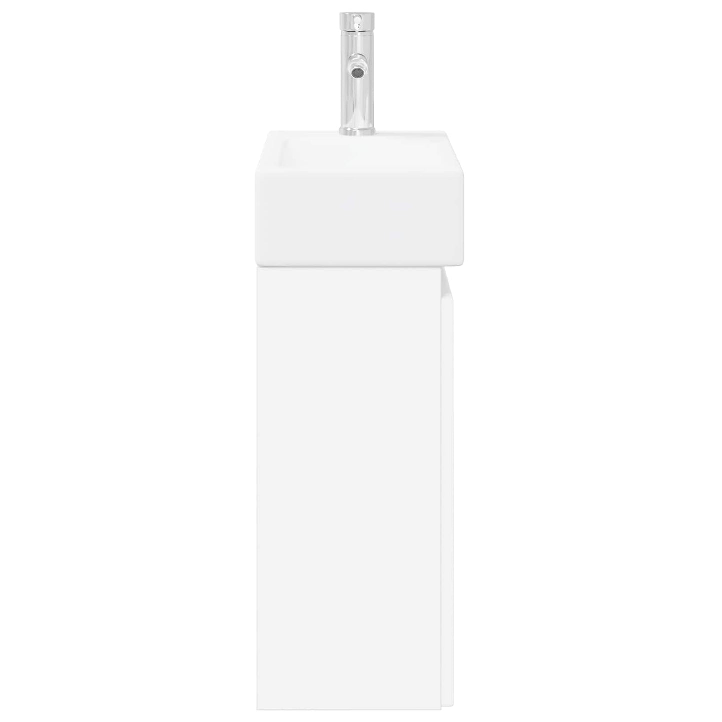 Bathroom Vanity Unit with Tap White 45.5 x 22.5 x 84 cm