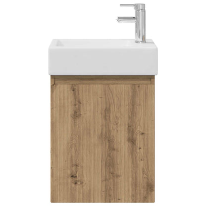 Bathroom Vanity Unit with Tap Artisan Oak 45.5 x 22.5 x 84 cm