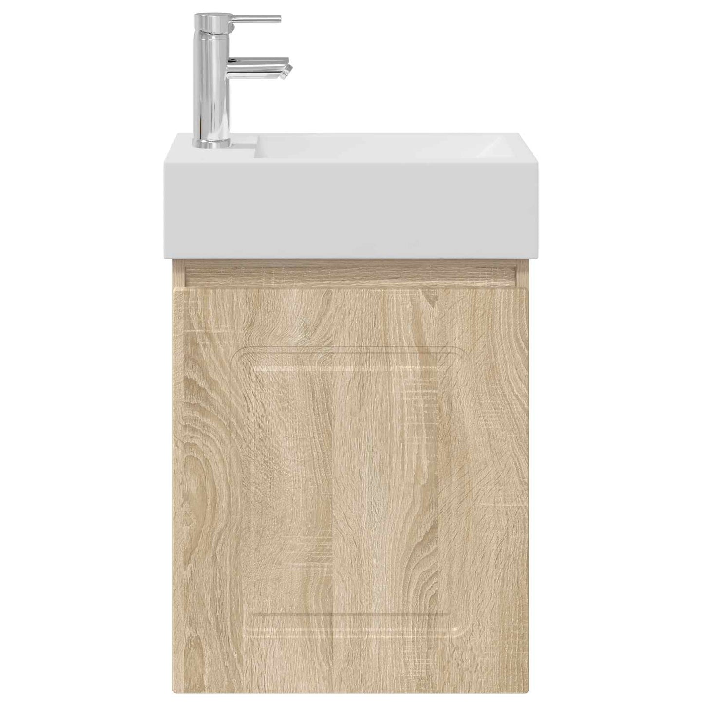 Bathroom Vanity Unit with Tap Sonoma Oak 45.5 x 22.5 x 84 cm