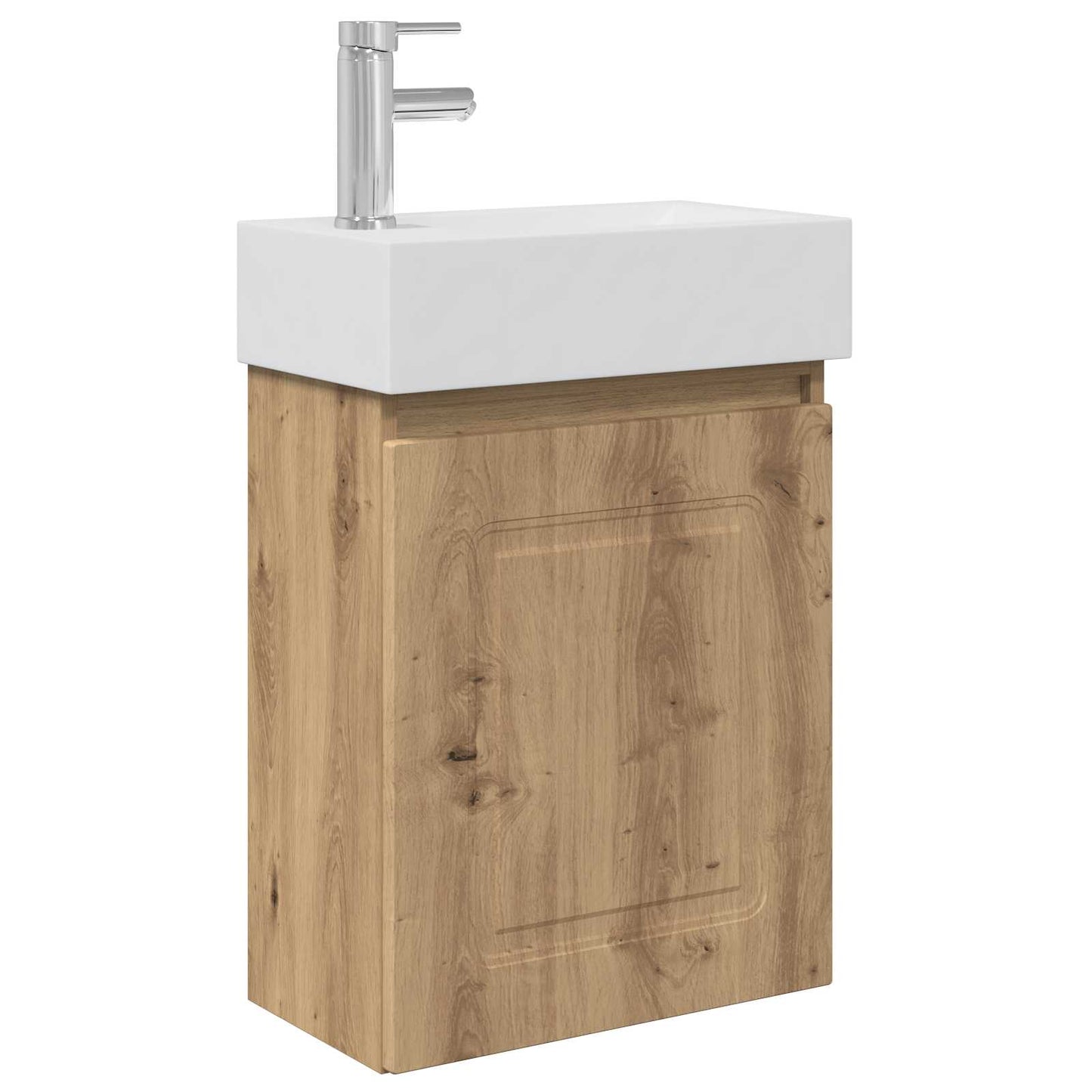 Bathroom Vanity Unit with Tap Artisan Oak 45.5 x 22.5 x 84 cm