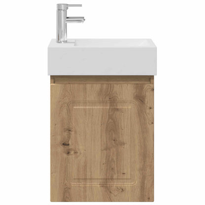 Bathroom Vanity Unit with Tap Artisan Oak 45.5 x 22.5 x 84 cm