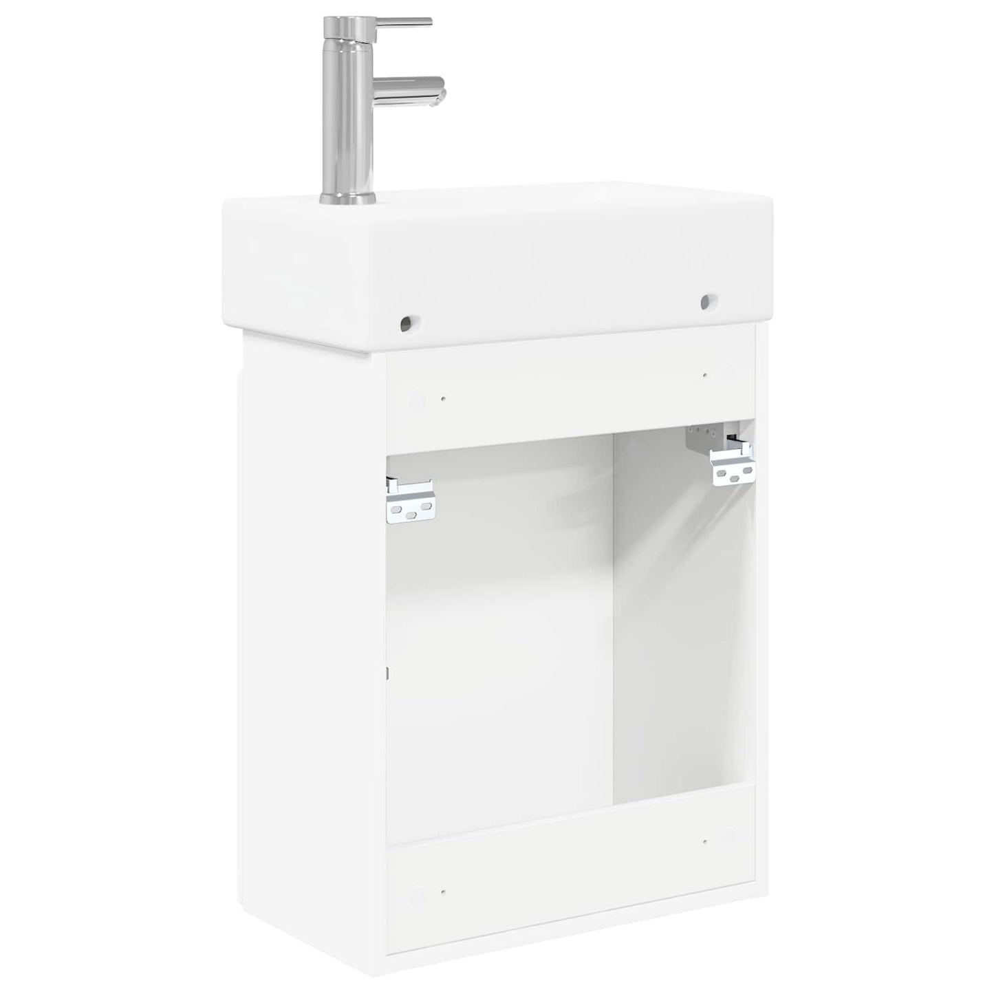 Bathroom Vanity Unit with Tap White 45.5 x 22.5 x 84 cm