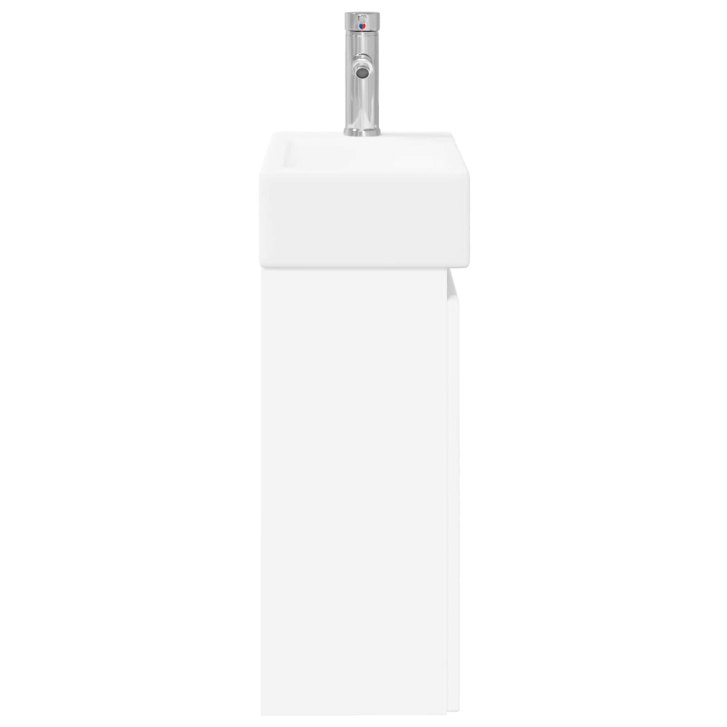 Bathroom Vanity Unit with Tap White 45.5 x 22.5 x 84 cm
