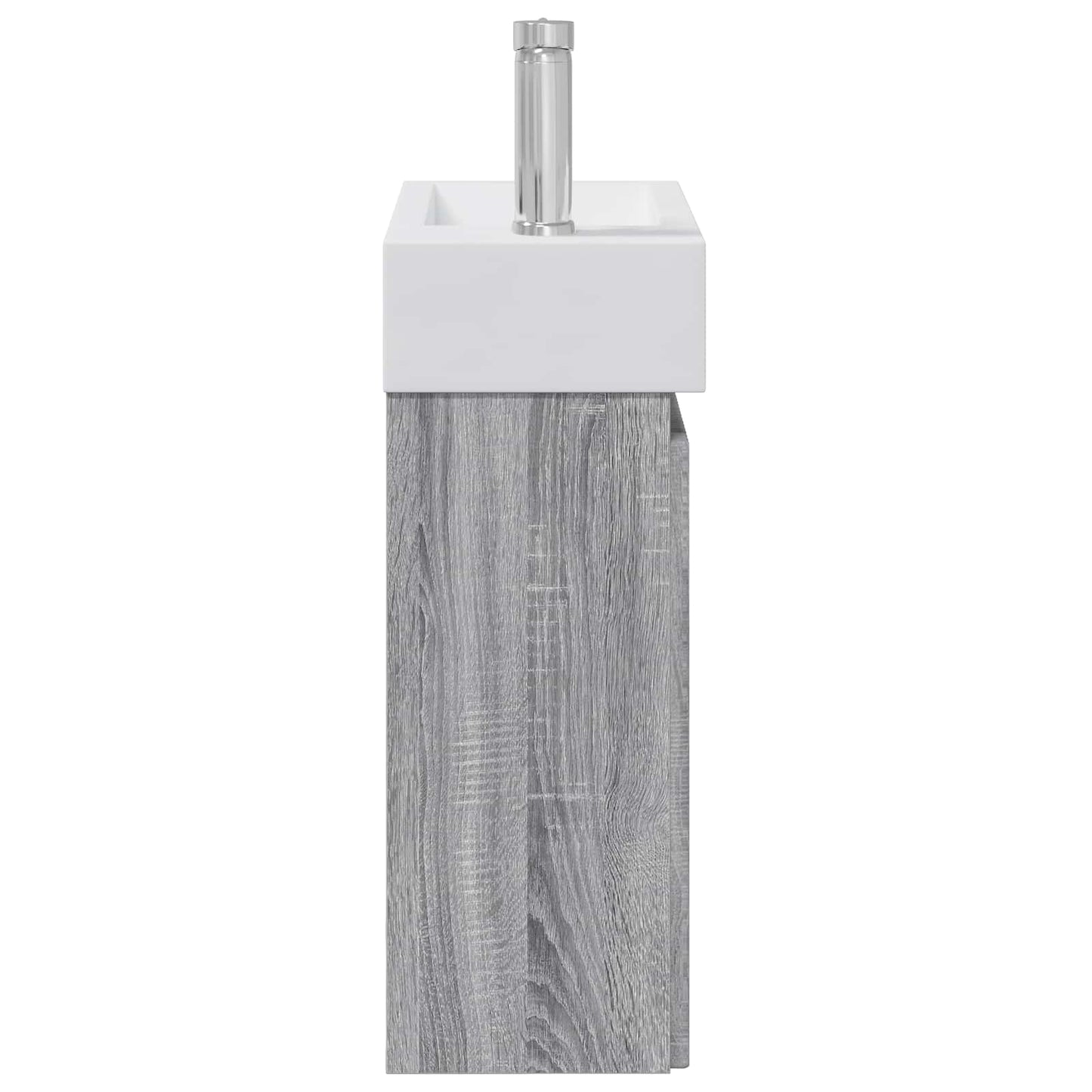 Bathroom Vanity Unit with Tap Grey Sonoma 45.5 x 25.5 x 84 cm