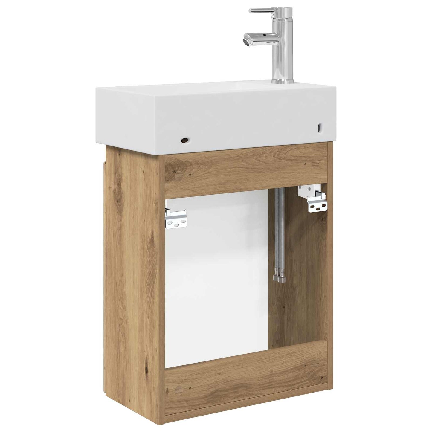 Bathroom Vanity Unit with Tap Artisan Oak 45.5 x 25.5 x 84 cm