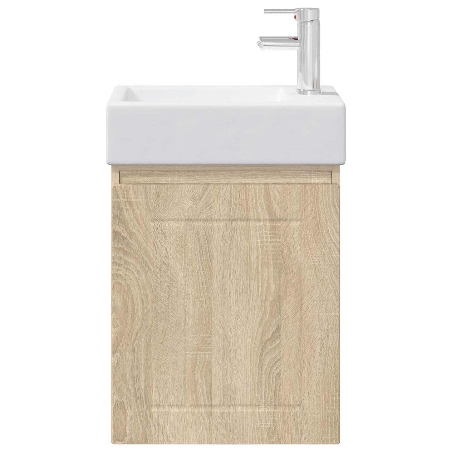 Bathroom Vanity Unit with Tap Sonoma Oak 45.5 x 25.5 x 84 cm