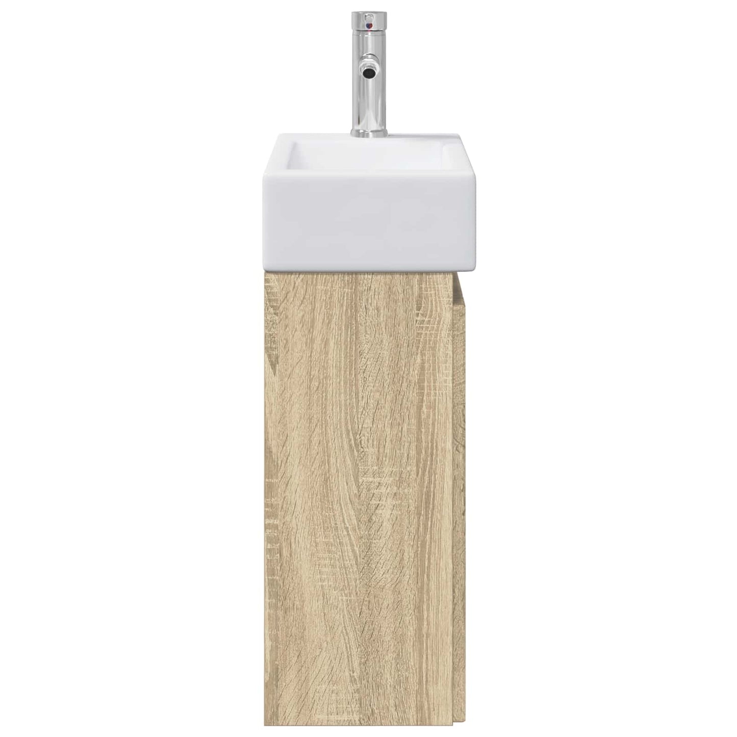Bathroom Vanity Unit with Tap Sonoma Oak 45.5 x 25.5 x 84 cm