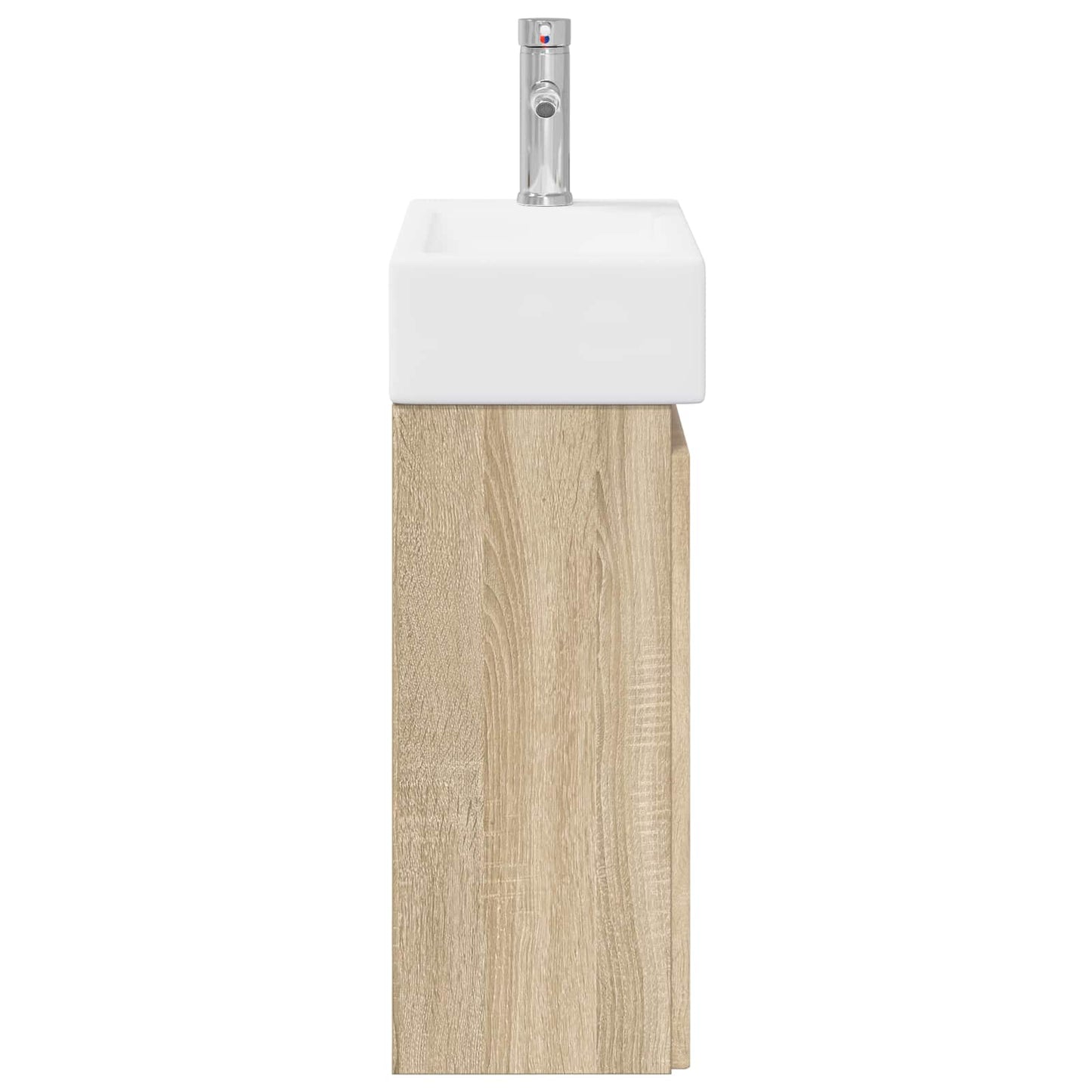 Bathroom Vanity Unit with Tap Sonoma Oak 45.5 x 22.5 x 84 cm