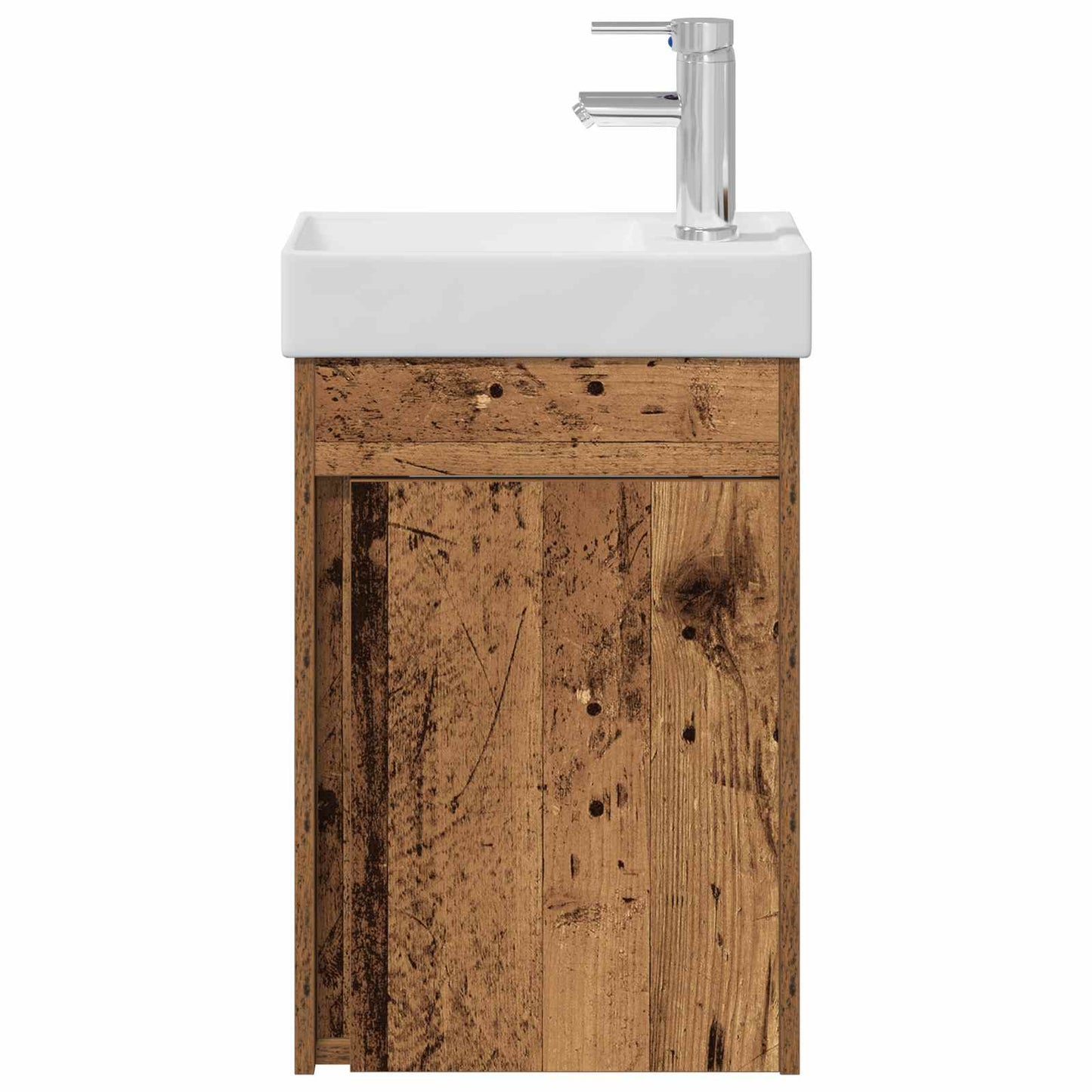 Bathroom Vanity Unit with Tap Old Wood 40.5 x 22.5 x 62 cm