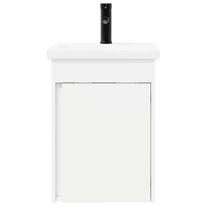 Bathroom Vanity Unit with Tap White 42 x 40 x 74.5 cm