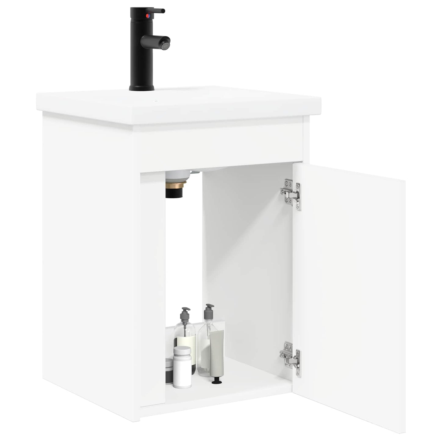 Bathroom Vanity Unit with Tap White 42 x 40 x 74.5 cm