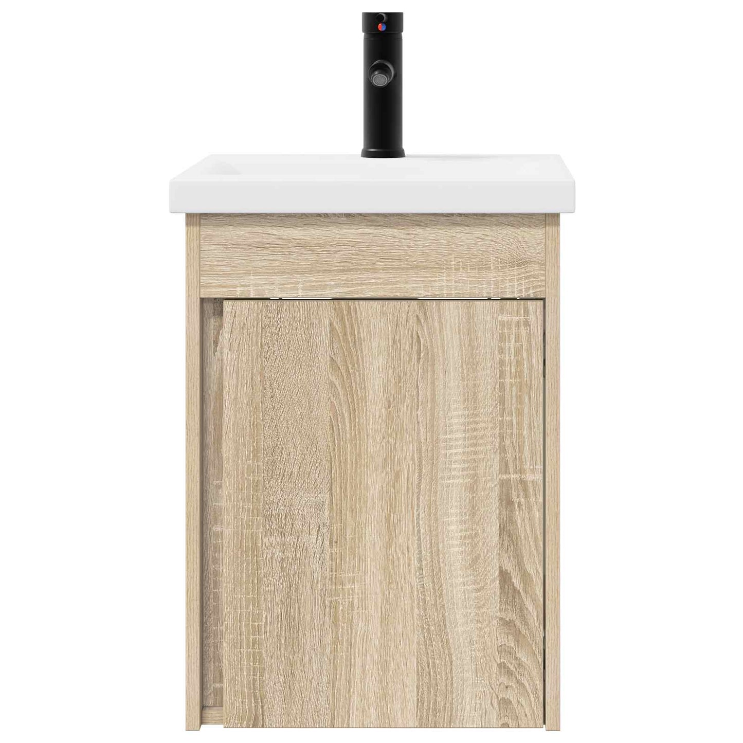 Bathroom Vanity Unit with Tap Sonoma Oak 42 x 40 x 74.5 cm