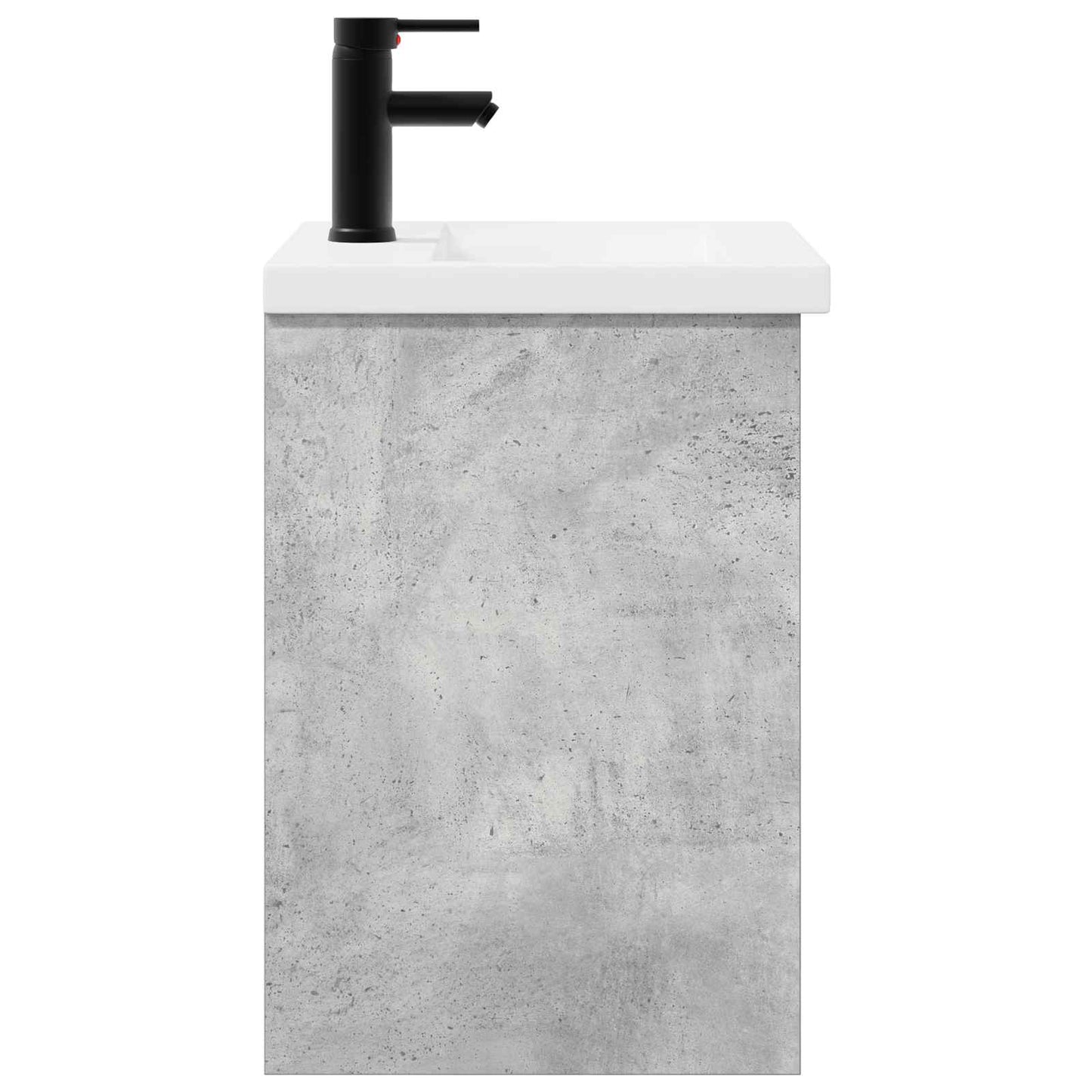 Bathroom Vanity Unit with Tap Concrete Grey 42 x 40 x 74.5 cm