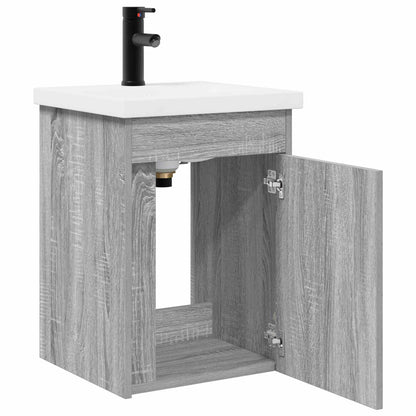 Bathroom Vanity Unit with Tap Grey Sonoma 42 x 40 x 74.5 cm