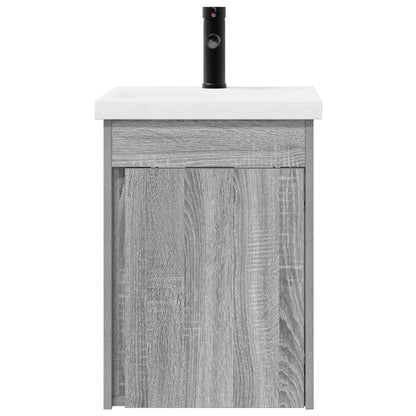 Bathroom Vanity Unit with Tap Grey Sonoma 42 x 40 x 74.5 cm