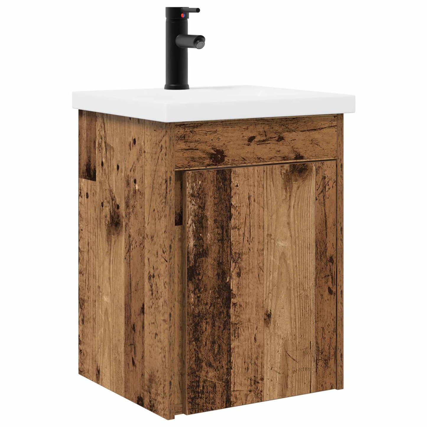 Bathroom Vanity Unit with Tap Old Wood 42 x 40 x 74.5 cm